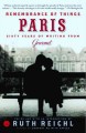 Remembrance of things Paris sixty years of writing from Gourmet  Cover Image